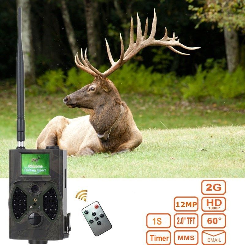 HC-300M Lovecká Kamera 12MP 1080P IR Noční Vidění – Sledování Přírody, Skauting, Vysoké Rozlišení