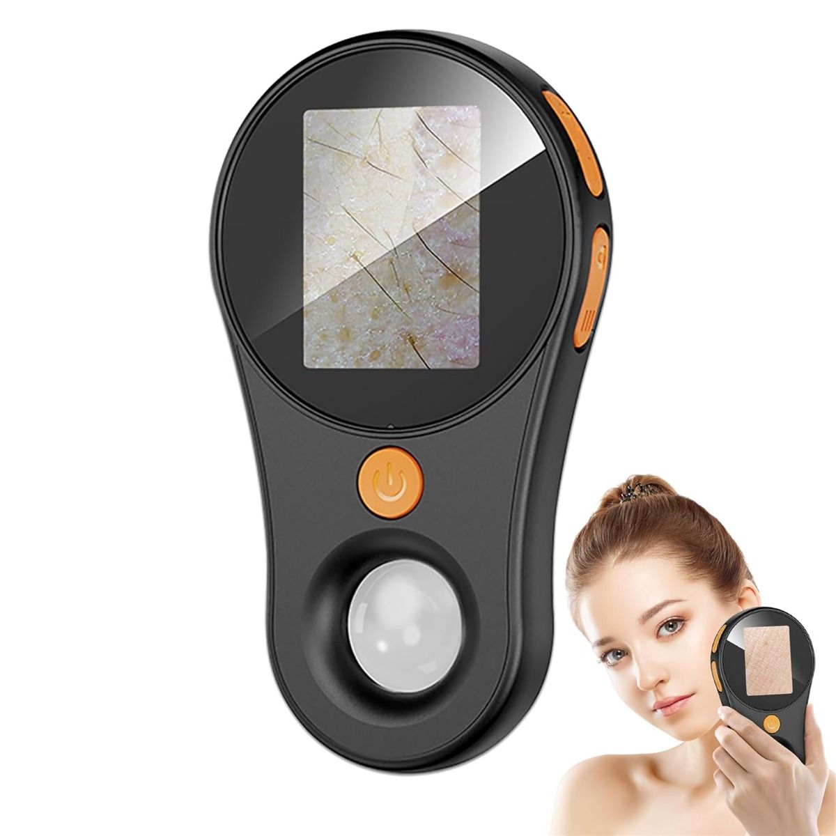 500násobné zvětšení Digitální mikroskop 2MP Lupa Oprava elektroniky Video Mince Microscopio Ruční Dermatoskop Přístroj pro analýzu kůže