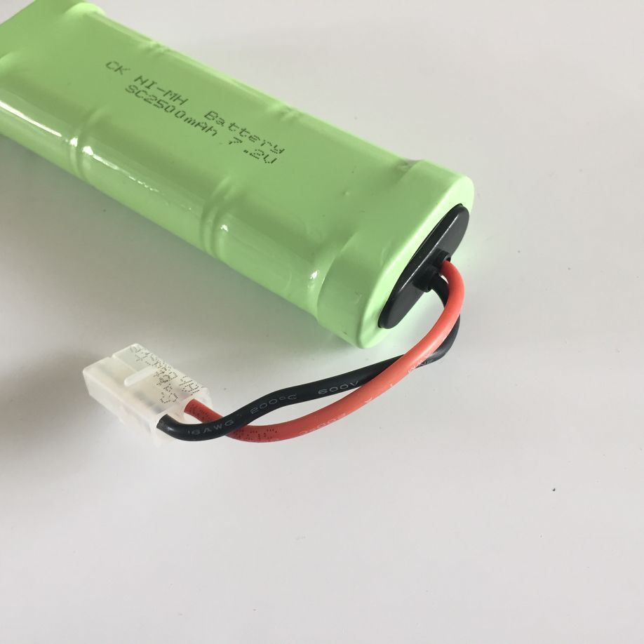 Ekologická 7.2V SC Ni-MH nabíjecí baterie 2500mAh s vysokou kapacitou pro RC vozidla a domácí elektroniku