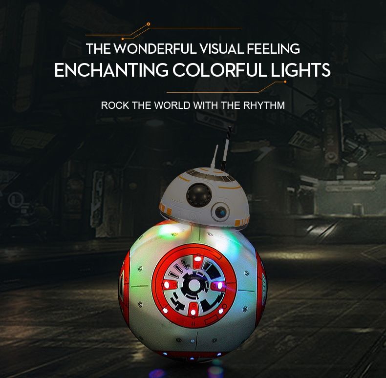 Star Wars BB-8 dálkově ovládaný robot 20,5 cm inteligentní RC hračka s 360° rotací zábava pro děti i sběratele