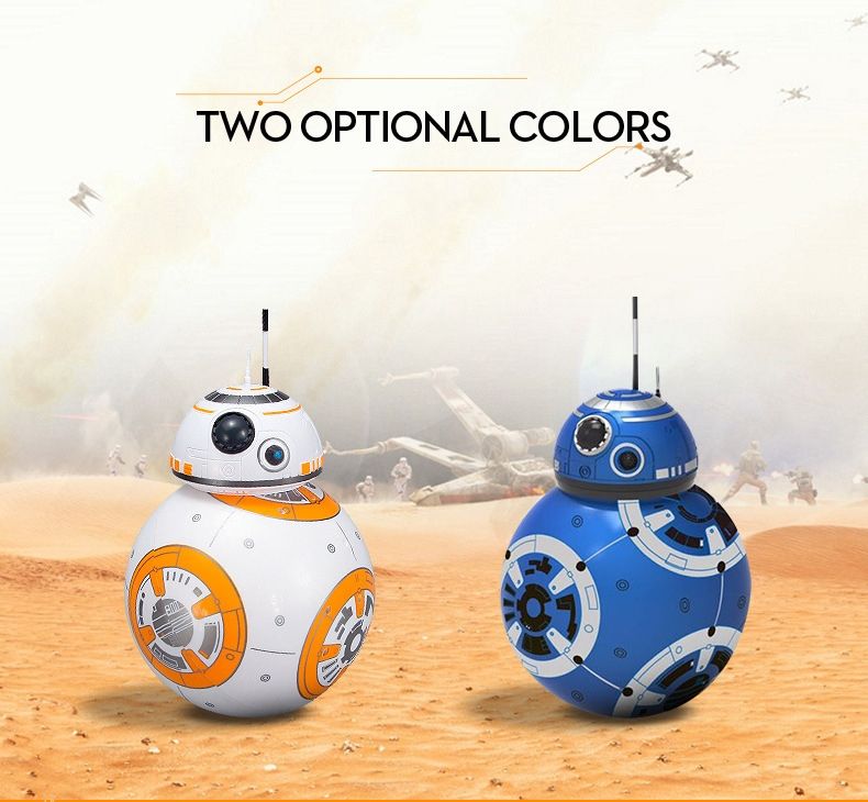 Star Wars BB-8 dálkově ovládaný robot 20,5 cm inteligentní RC hračka s 360° rotací zábava pro děti i sběratele