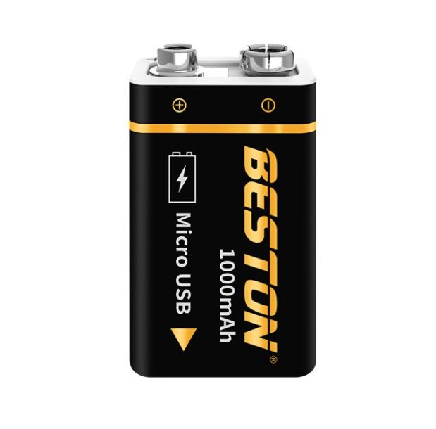 Beston 9V 1000mAh Micro USB dobíjecí baterie ekologický zdroj pro RC vrtulník, mikrofon a hračky