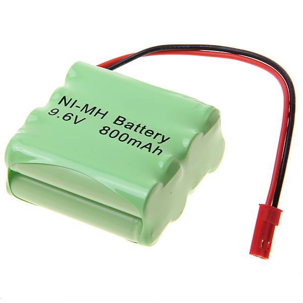 Ekologický 9,6V AAA 800mAh Ni-MH nabíjecí bateriový blok pro dlouhotrvající výkon v elektronických zařízeních