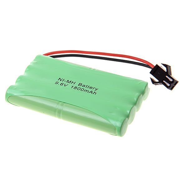 Ekologická 9.6V AA 1800mAh Ni-MH SM zástrčková baterie s vysokou kapacitou a dlouhotrvajícím výkonem pro RC vozidla
