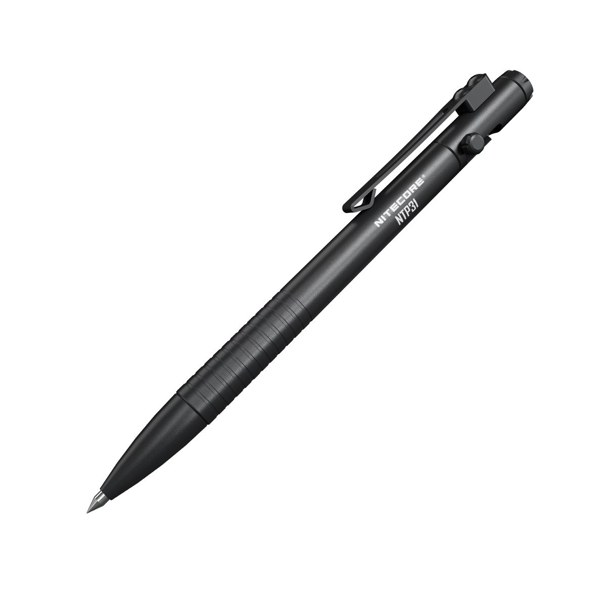NITECORE NTP31 Ergonomické taktické pero s šroubovým mechanismem, odolná hliníková slitina, multifunkční rozbíječ skla