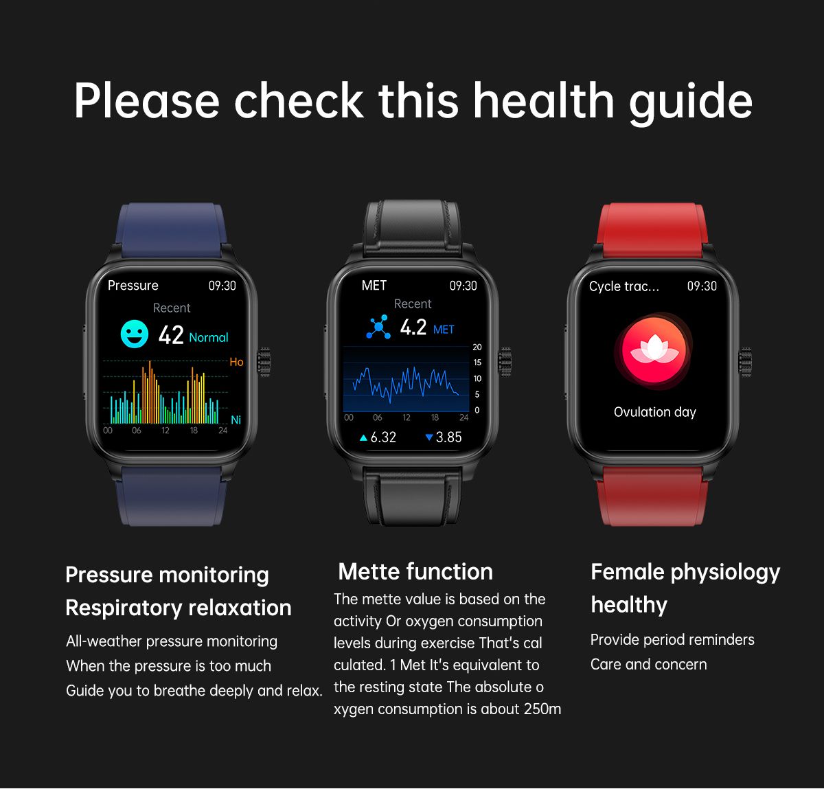 ET540 Krevní glukóza EKG Tělesná teplota Krevní tlak Kyslík v krvi Srdeční tep Bluetooth hovory Chytré hodinky Fitness tracker