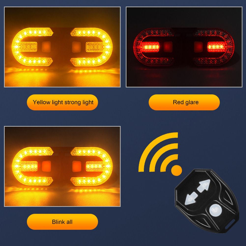 USB dobíjecí zadní blinkr na kolo LED lampa bezpečnostní doplněk pro viditelnost cyklisty