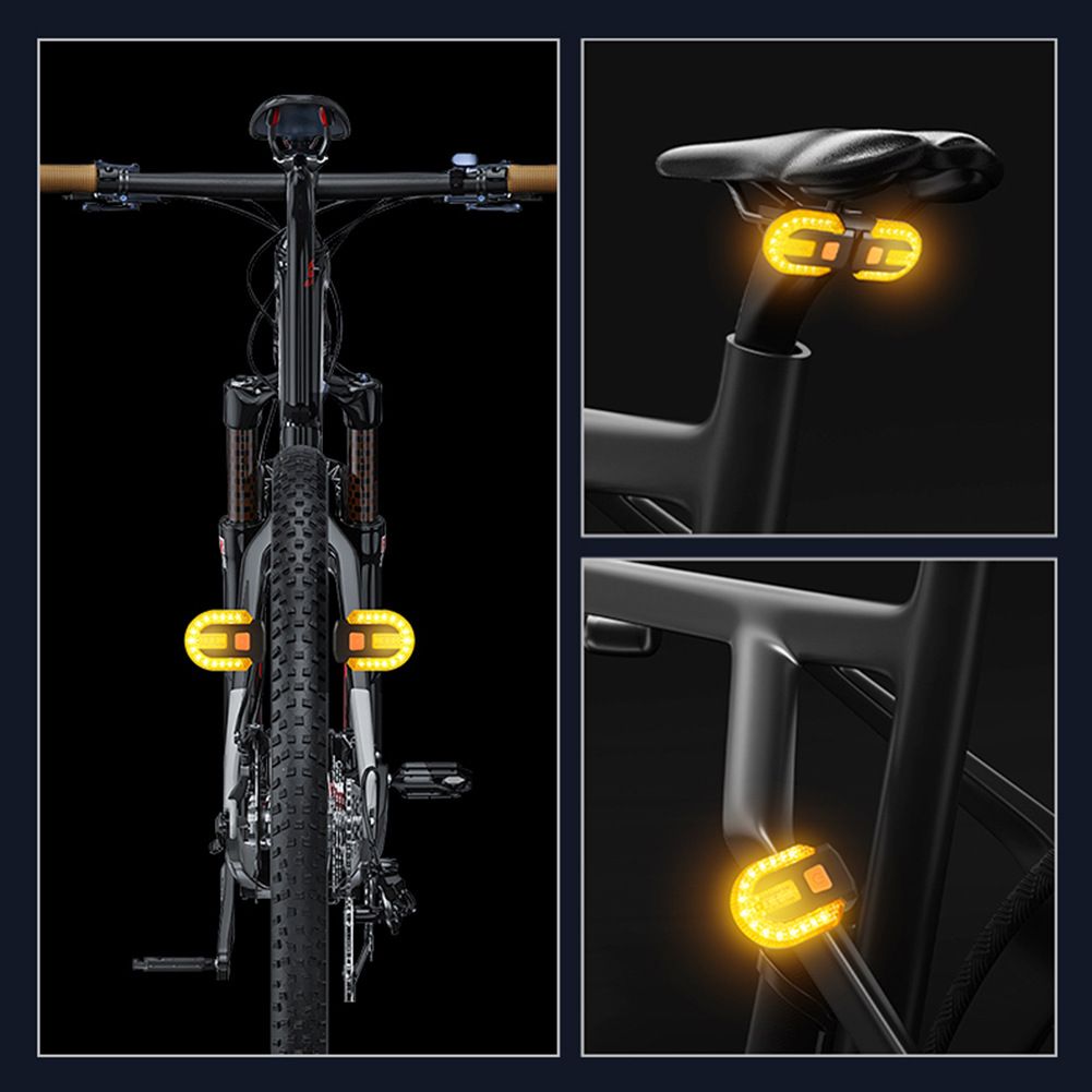 USB dobíjecí zadní blinkr na kolo LED lampa bezpečnostní doplněk pro viditelnost cyklisty