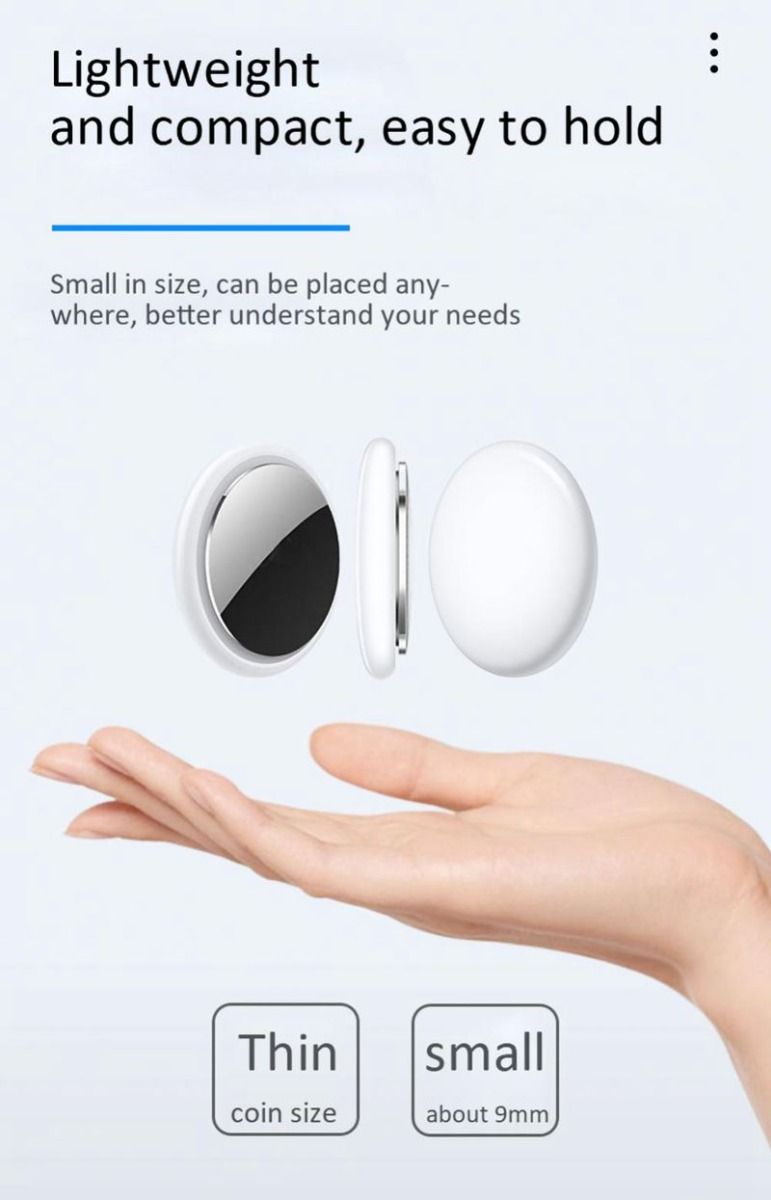 **Mini GPS Tracker Bluetooth 4.0 | Smart Locator pro děti, mazlíčky | Kompaktní Anti-Lost | iSearching**