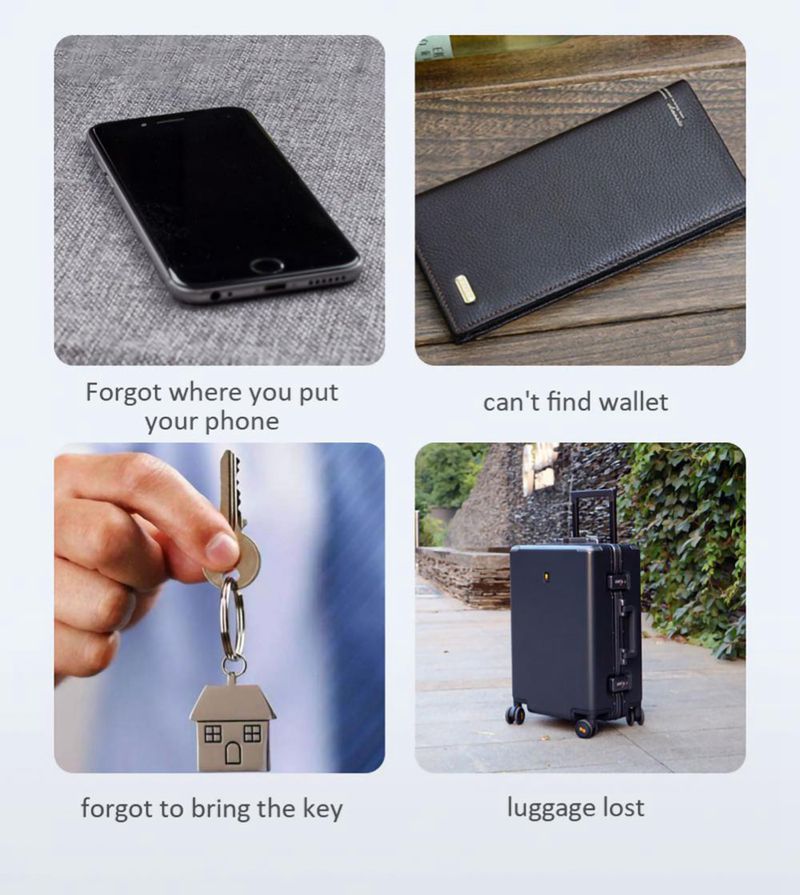 **Mini GPS Tracker Bluetooth 4.0 | Smart Locator pro děti, mazlíčky | Kompaktní Anti-Lost | iSearching**
