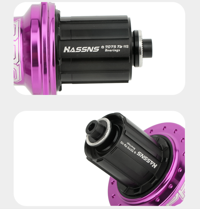HASSNS PRO7 MTB Hub 32 Holes Bearing Mountain Bike Quick Release Hub 32h Noisy Cube Bicycle Bushings