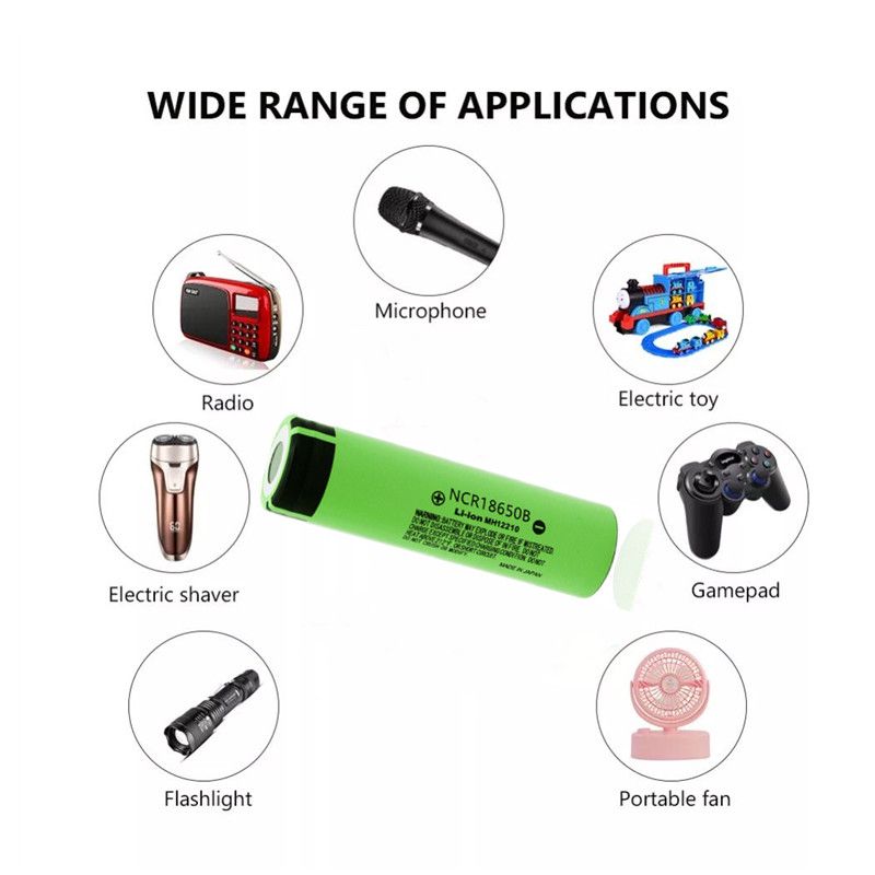NCR18650B 3400mAh 18650 Li-Ion dobíjecí baterie