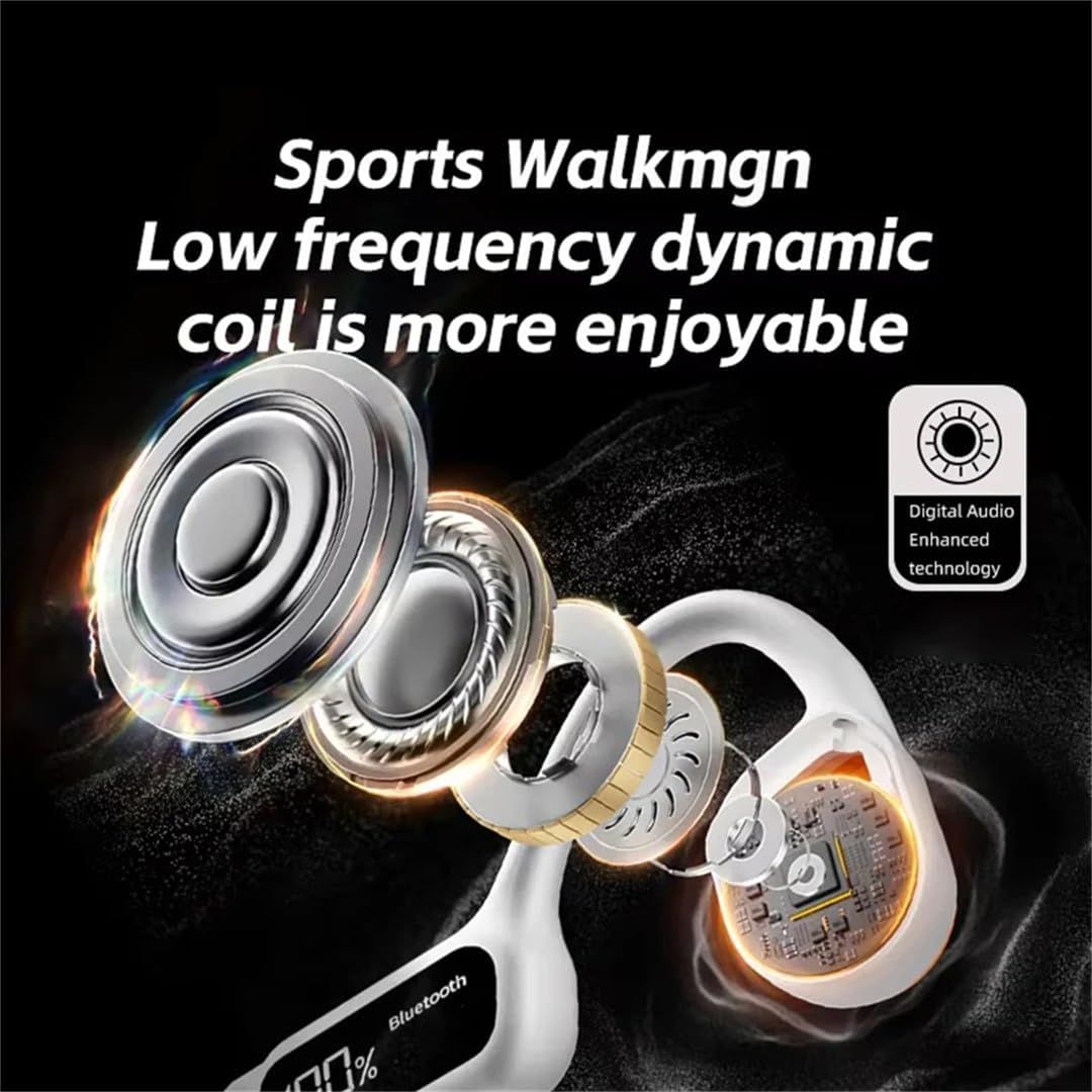 Bone Conduction Earphones IPX8 Waterproof Headset for Swimming