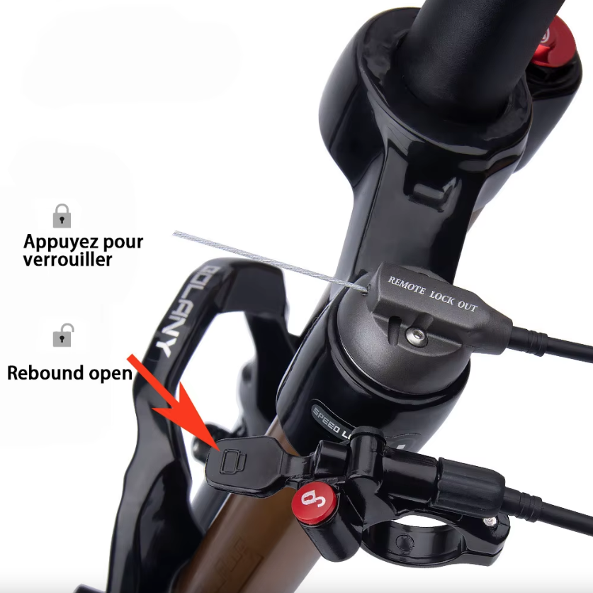 Bolany vidlice pro horská kola 27,5 nebo 29 palců, vysoce výkonné vzduchové odpružení s tlumením nárazů pro MTB nadšence