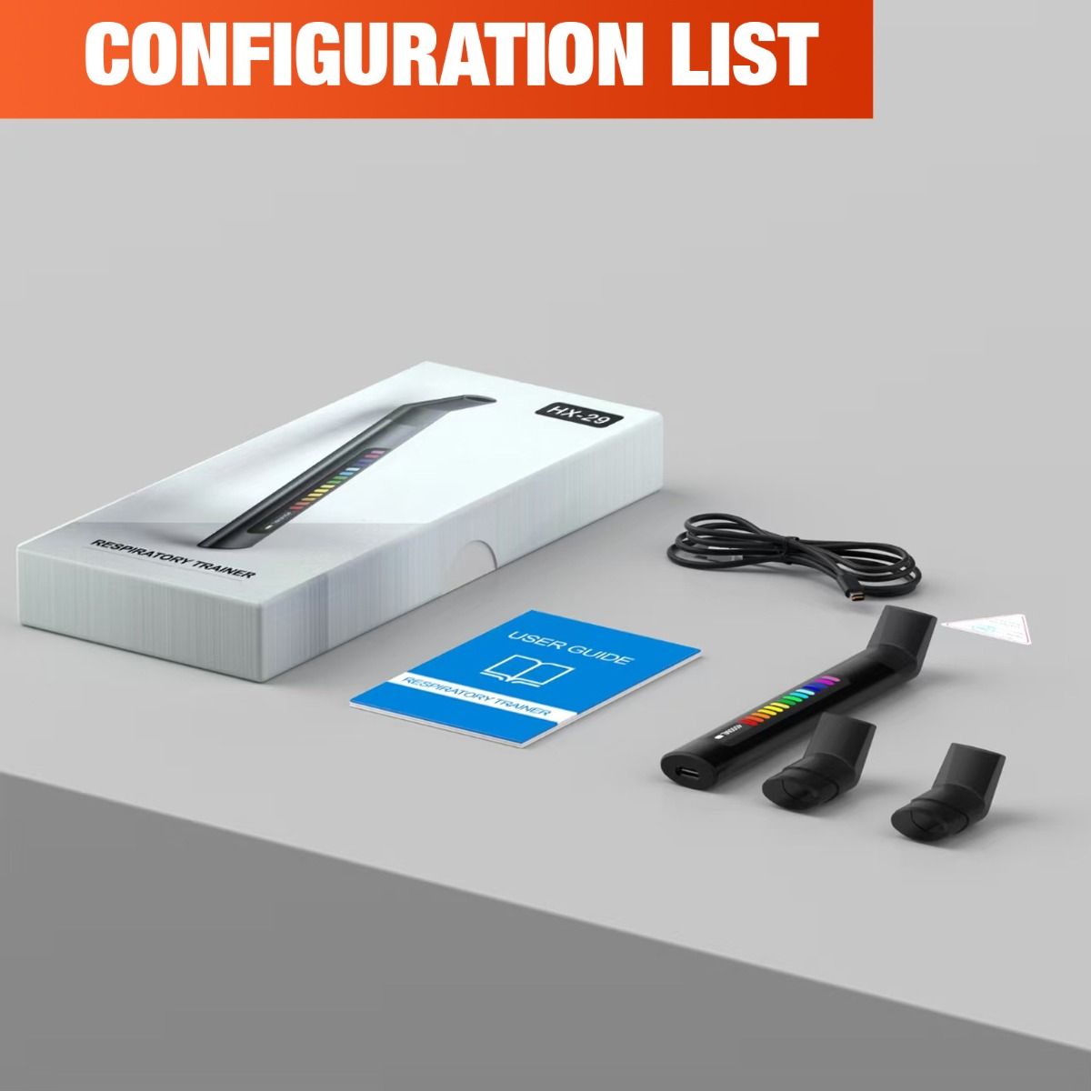 Chytrý přenosný dechový trenažér pro sportovce: Lepší dýchání, výkon a regenerace.