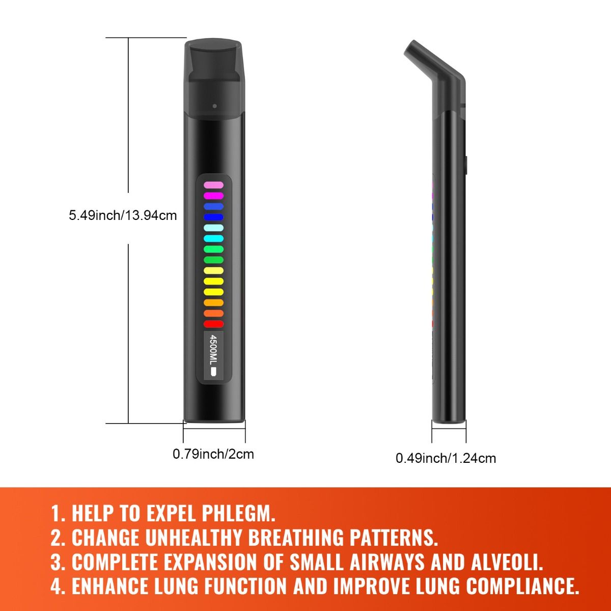 Chytrý přenosný dechový trenažér pro sportovce: Lepší dýchání, výkon a regenerace.