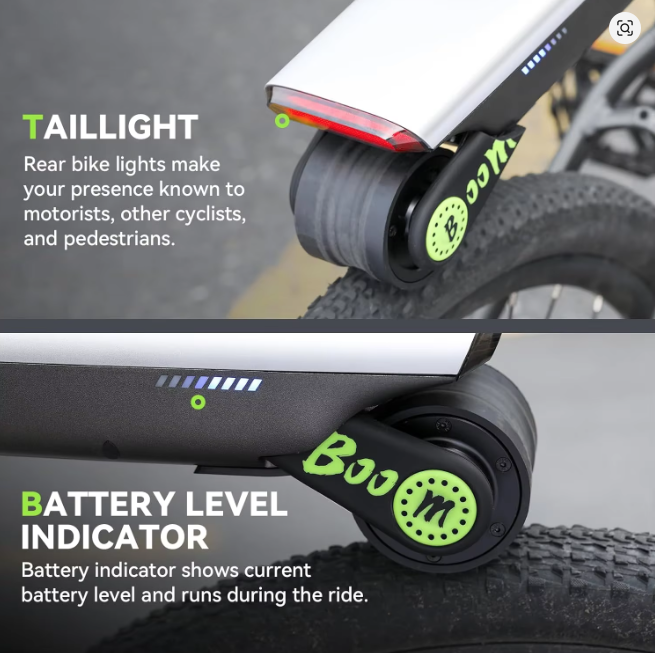 Electric Bicycle Booster 18V 200W Portable Mountain Bike Accessory