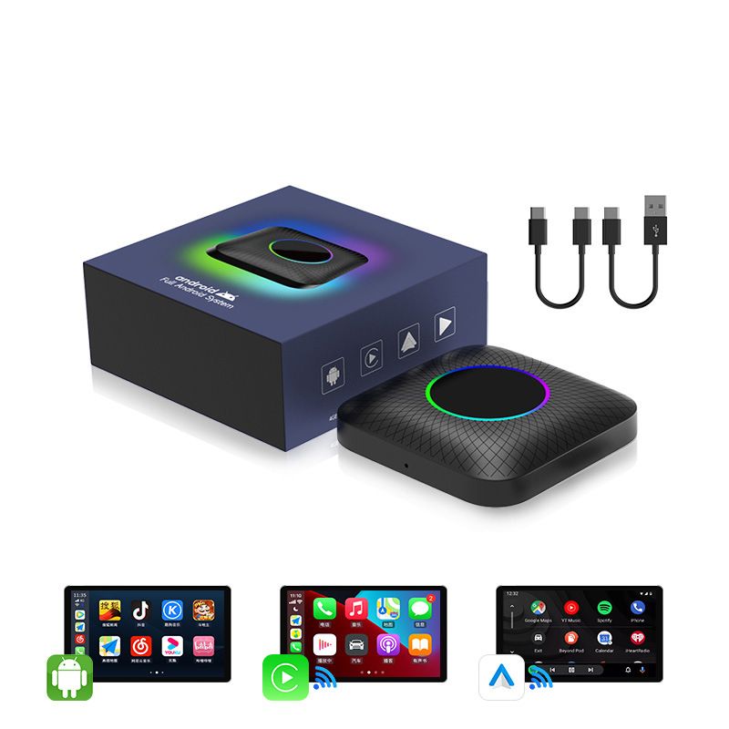 CarlinKit Chytrá TV krabička pro auta | CarPlay Ai Box Android 13 | Auto zábava s YouTube & Netflix