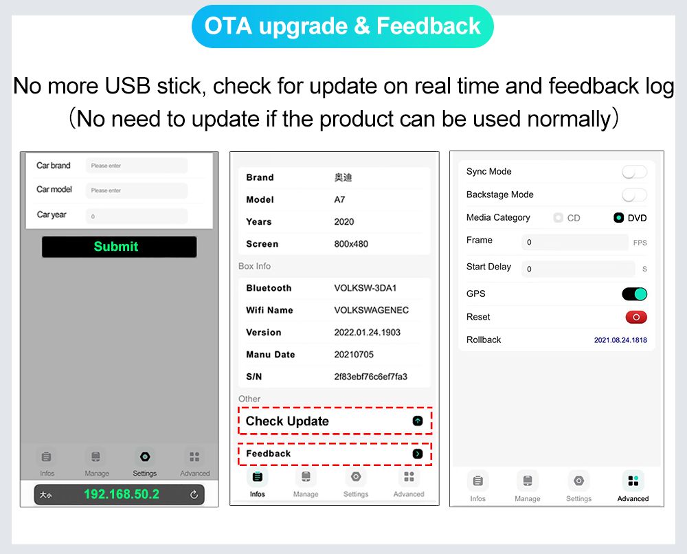 CarlinKit 4.0 Bezdrátový CarPlay Box & Android Auto Adaptér pro Audi, VW, Kia – Plug and Play Upgrade!