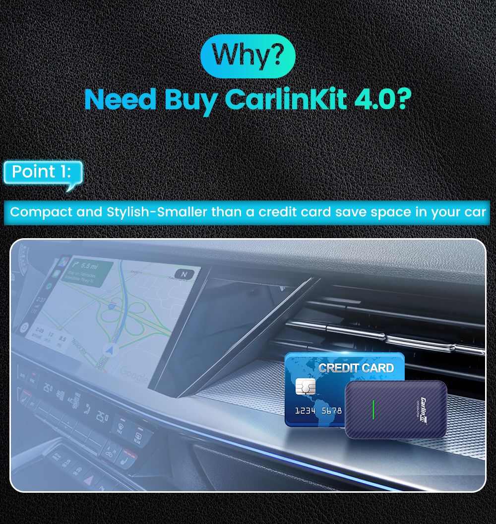 CarlinKit 4.0 Bezdrátový CarPlay Box & Android Auto Adaptér pro Audi, VW, Kia – Plug and Play Upgrade!
