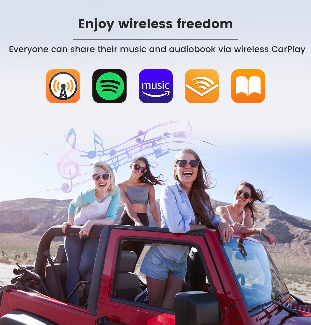 CarlinKit 4.0 Bezdrátový CarPlay Box & Android Auto Adaptér pro Audi, VW, Kia – Plug and Play Upgrade!