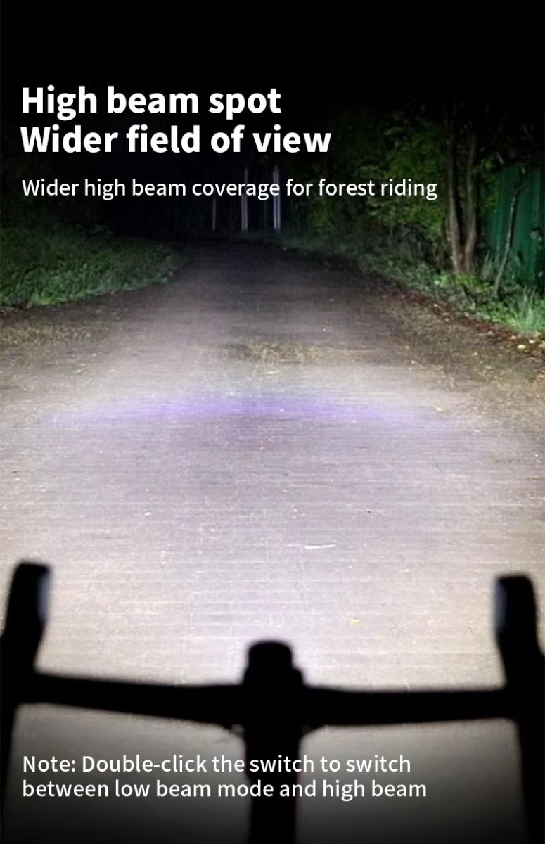 Magicshine CBL1600 Přední světlo na kolo 1600 lumenů LED - Visící odpojovací kabel, bezpečnost při cyklistice, viditelnost v noci