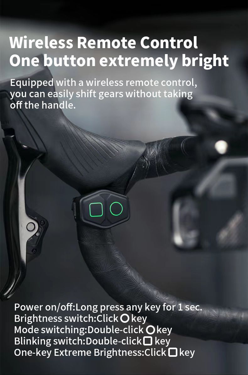 Magicshine CBL1600 Přední světlo na kolo 1600 lumenů LED - Visící odpojovací kabel, bezpečnost při cyklistice, viditelnost v noci