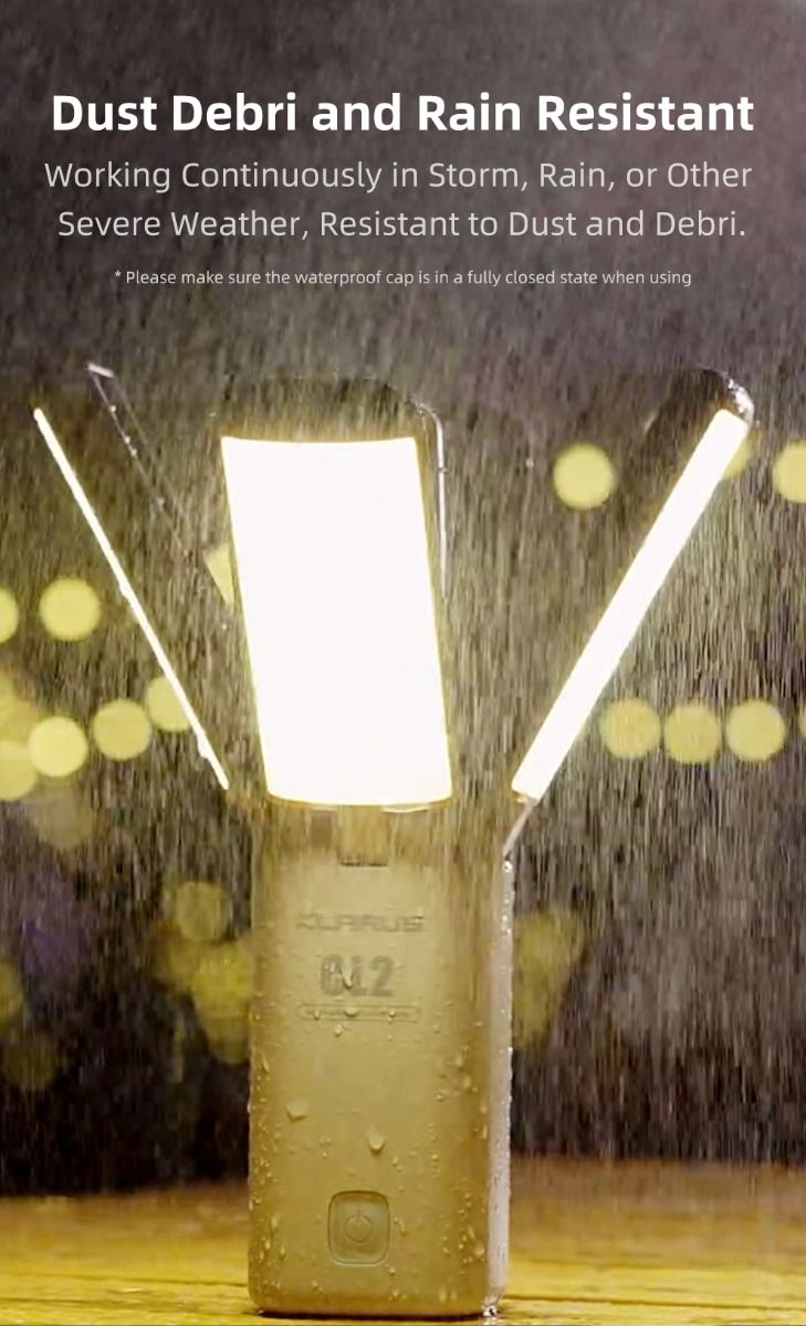 Klarus CL2 Skládací Kempingové Světlo 750 Lumenů - Péče o Oči, 7 Režimů pro Vnitřní i Venkovní Osvětlení