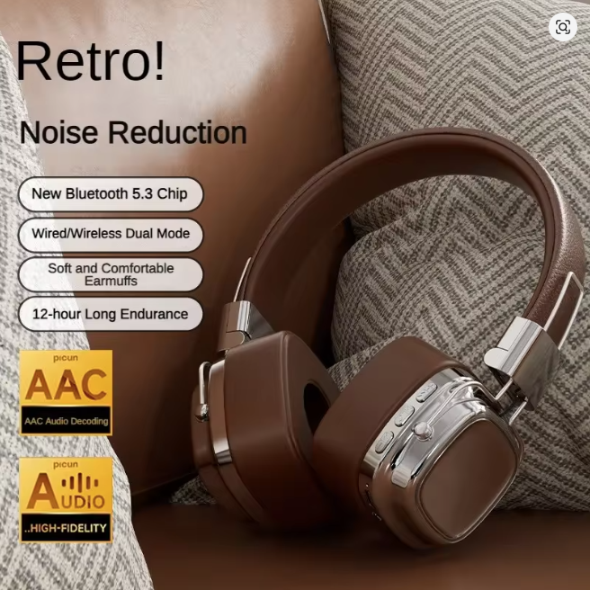 Major III náhlavní bezdrátová Bluetooth sluchátka s duálním mikrofonem ENC pro křišťálově čisté hovory