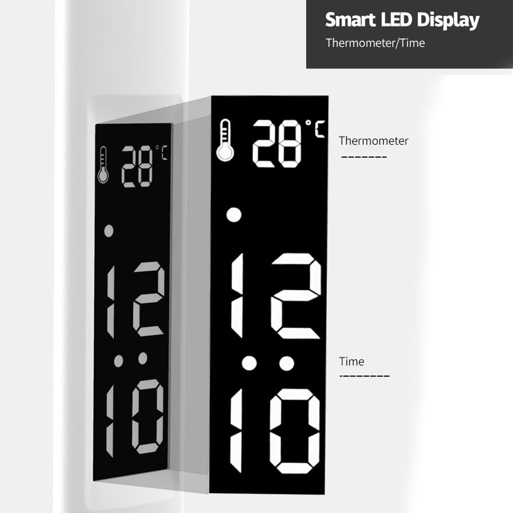 LED Stolní Lampa s Kalendářem a USB nočním světlem – Ochrana Očí, Přenosná, Nastavitelný Jas pro Domácí Kancelář a Ložnici