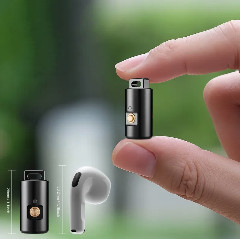 Mini svítilna LED, dobíjecí, kempingová, turistická, na klíče, s náhrdelníkem