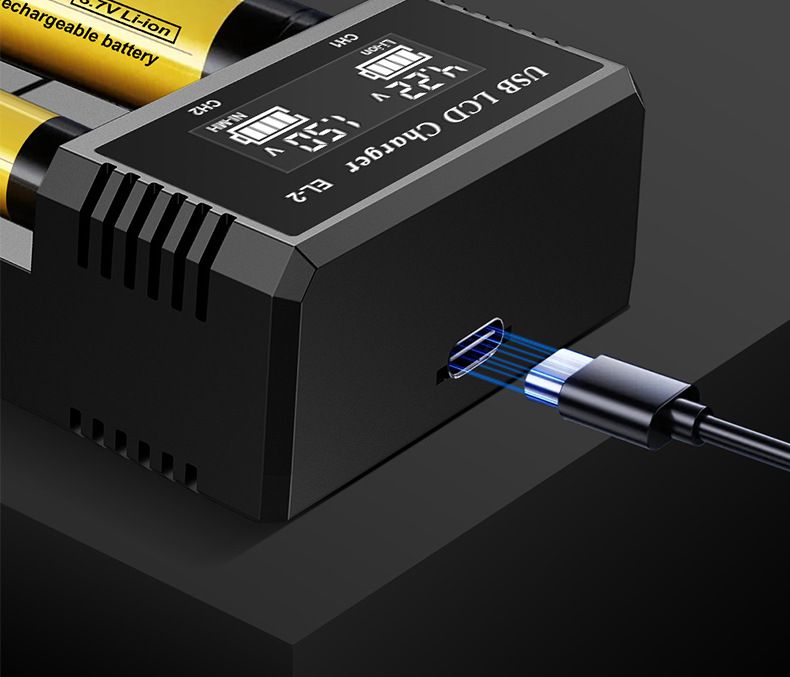 Inteligentní USB LCD Nabíječka pro 18650 3.7V, AA AAA Baterie | Bezpečné & Efektivní Dobíjení