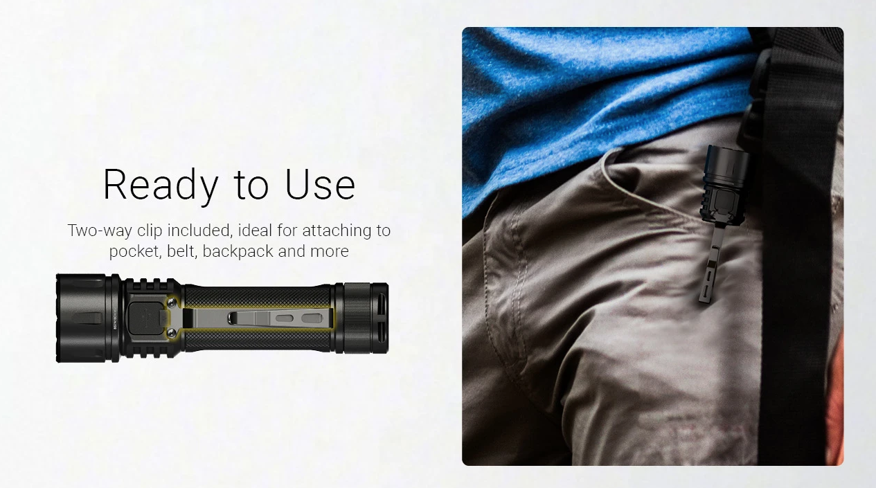 Nitecore EX7 6000 lumenů USB-C nabíjecí svítilna