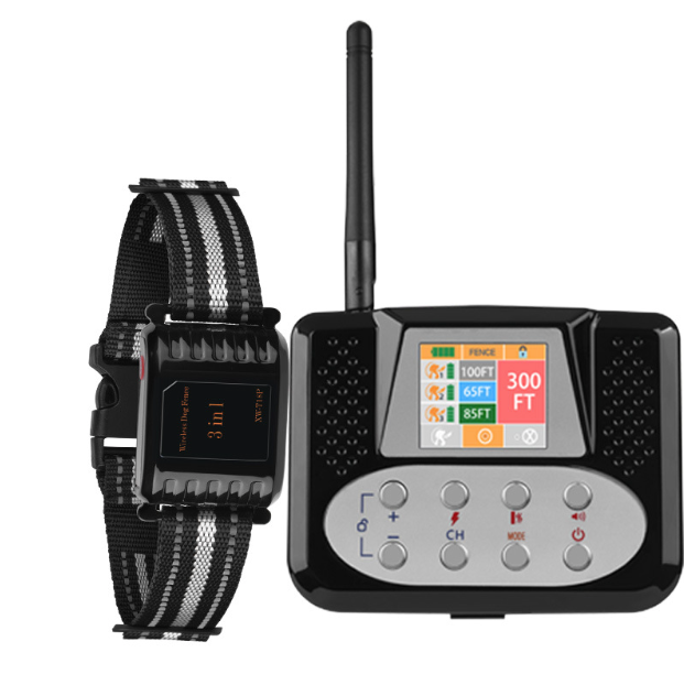 Bezdrátový elektronický systém oplocení pro psy s radarem a nastavitelným výcvikem štěkání pro svobodu vašeho mazlíčka.