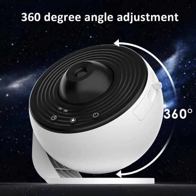 Noční světlo Galaxy Projector | 360° Otočná lampa | HD Projekce pro děti i dospělé | Magická atmosféra