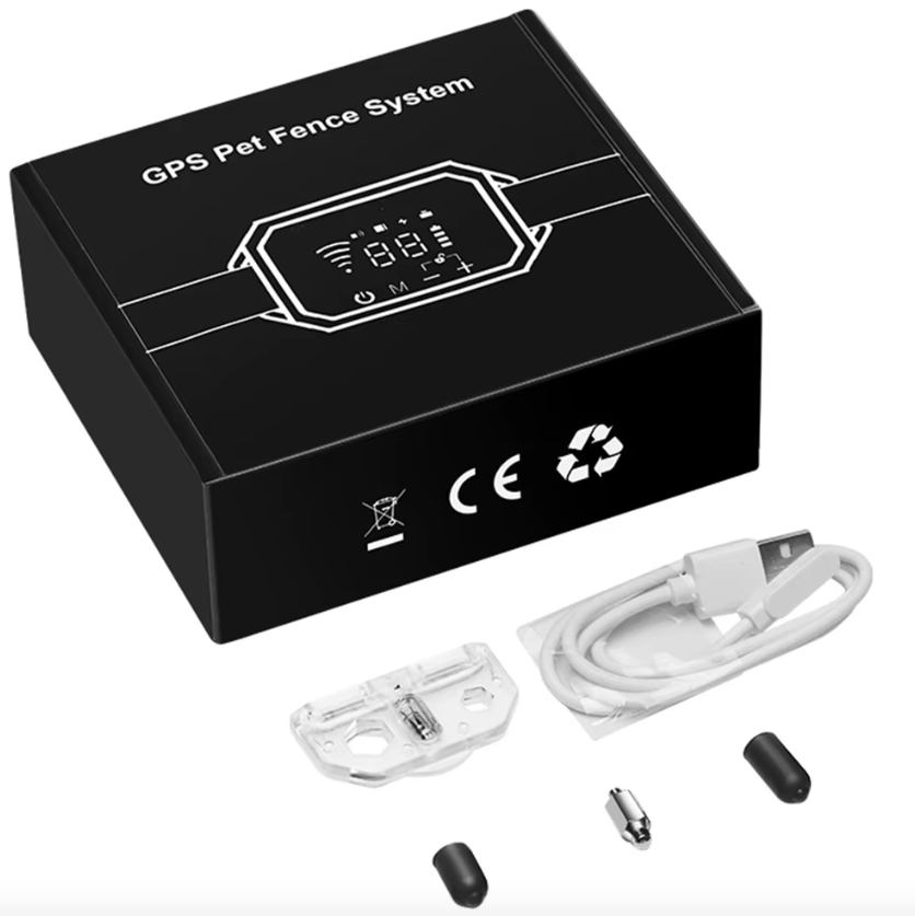 Bezdrátový GPS Ohradník pro psy s Vibracemi – Šok, 100-3300 Ft Rozsah, Nastavitelná Síla, Trénink mazlíčků