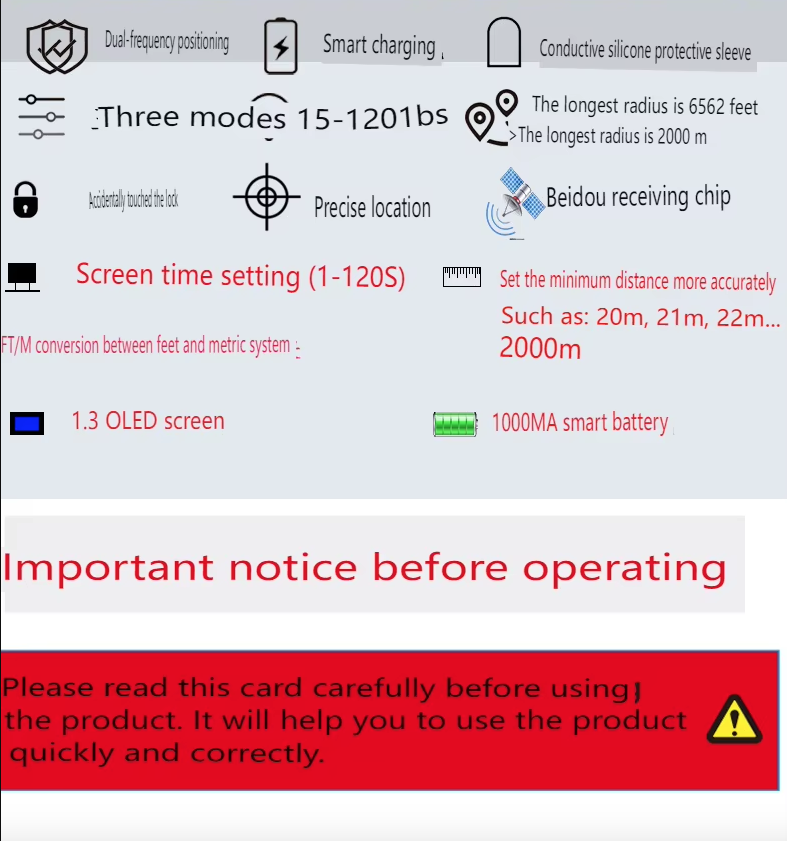 Chytrý GPS Obojek pro psy s OLED Obrazovkou – Bezdrátový Systém a Zastavení Štěkání pro Bezpečnost Mazlíčků!