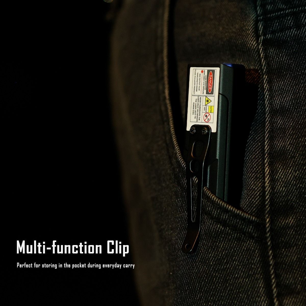 IMALENT GR35 Červená LED EDC Svítilna, 2800 lm, Všestranná: UV, Laser, Detektor Bankovek