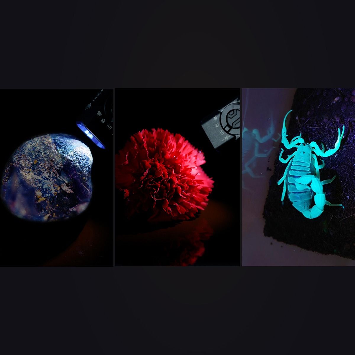 IMALENT GR35: Výkonná 2800lm EDC svítilna s laserem, UV a signalizací. Zelená LED.