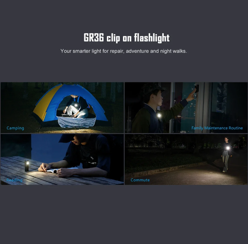 IMALENT GR36 EDC svítilna: 2800 lumenů, USB-C nabíjení, magnetická a super jasná.