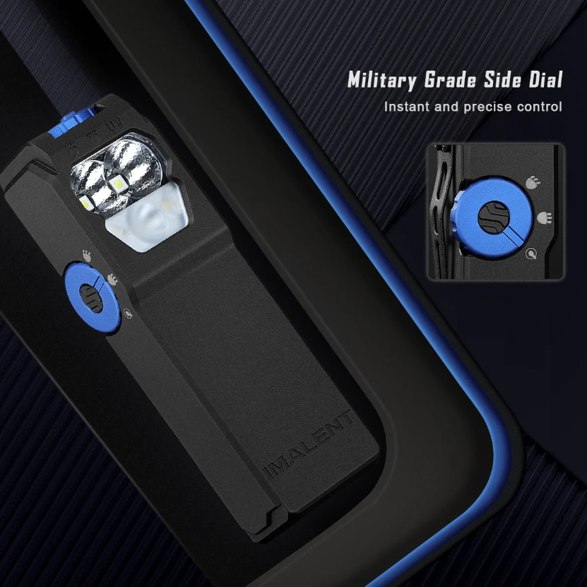 IMALENT GR36 EDC svítilna: 2800 lumenů, USB-C nabíjení, magnetická a super jasná.