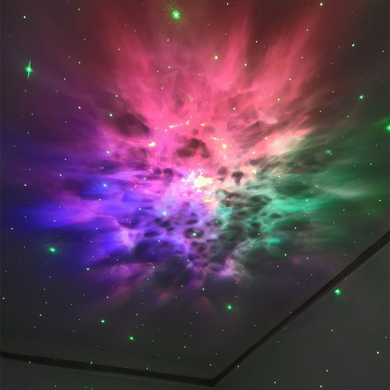 Laser Starry Sky Projektor Nocní Světlo - 7 Barev, Galaxie Projekce, Dárek pro Děti, Útulná Nálada