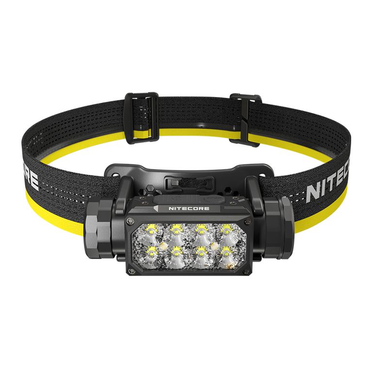 NITECORE HC65 UHE Čelovka 2000 Lumenů USB-C Dobíjecí, Lehká LED Lampa Pro Turistiku a Kempování