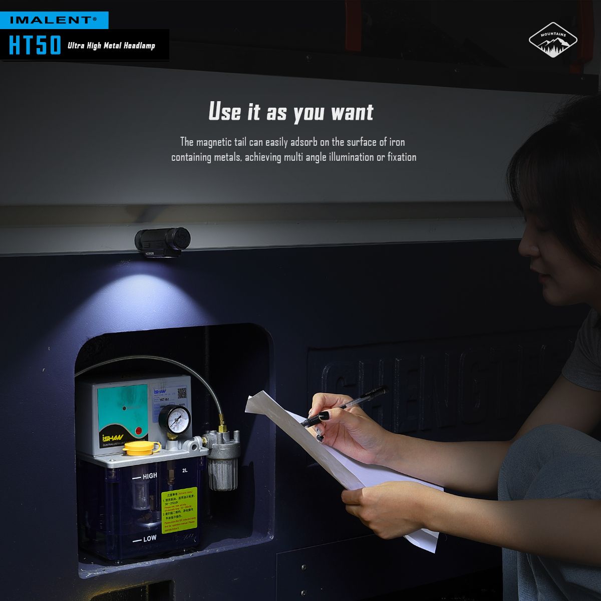 **IMLALENT HT50 Výkonná Čelovka LED | Dobíjecí Pro Dobrodružství | Vysoký Světelný Tok**