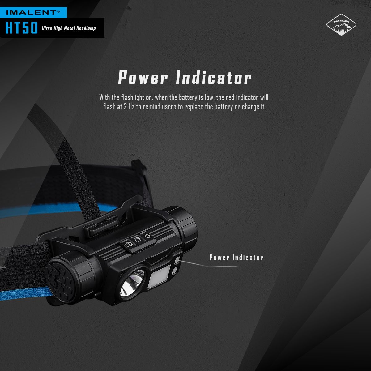 **IMLALENT HT50 Výkonná Čelovka LED | Dobíjecí Pro Dobrodružství | Vysoký Světelný Tok**
