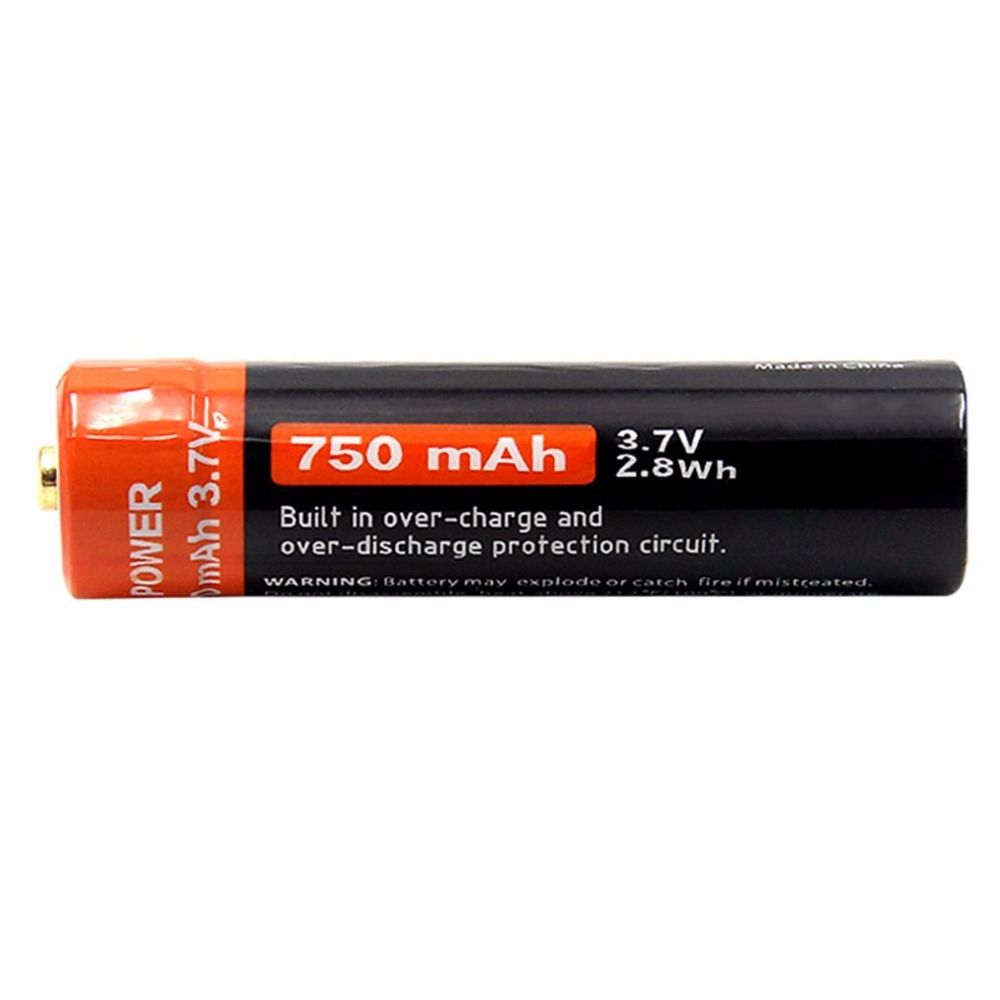 Doublepow 14500 750mAh 3.7V Li-ion Baterie | USB Dobíjecí LED Indikátor | Pro kempování a zařízení