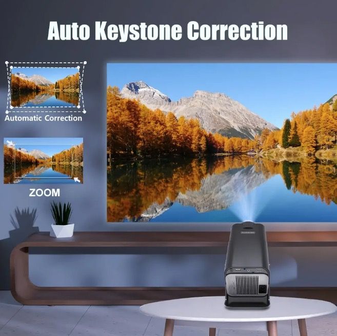 HY320 Android 11 4K Projektor - 390 ANSI Dual Wifi6 pro Domácí Zábavu i Venkovní Kino