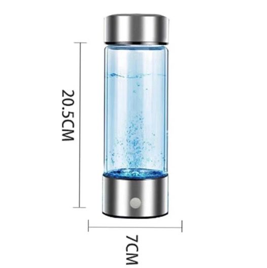 Přenosný generátor vodíku 420ml – Ionizátor pro zdraví a hydrataci, Antioxidant, Rychlá produkce H2
