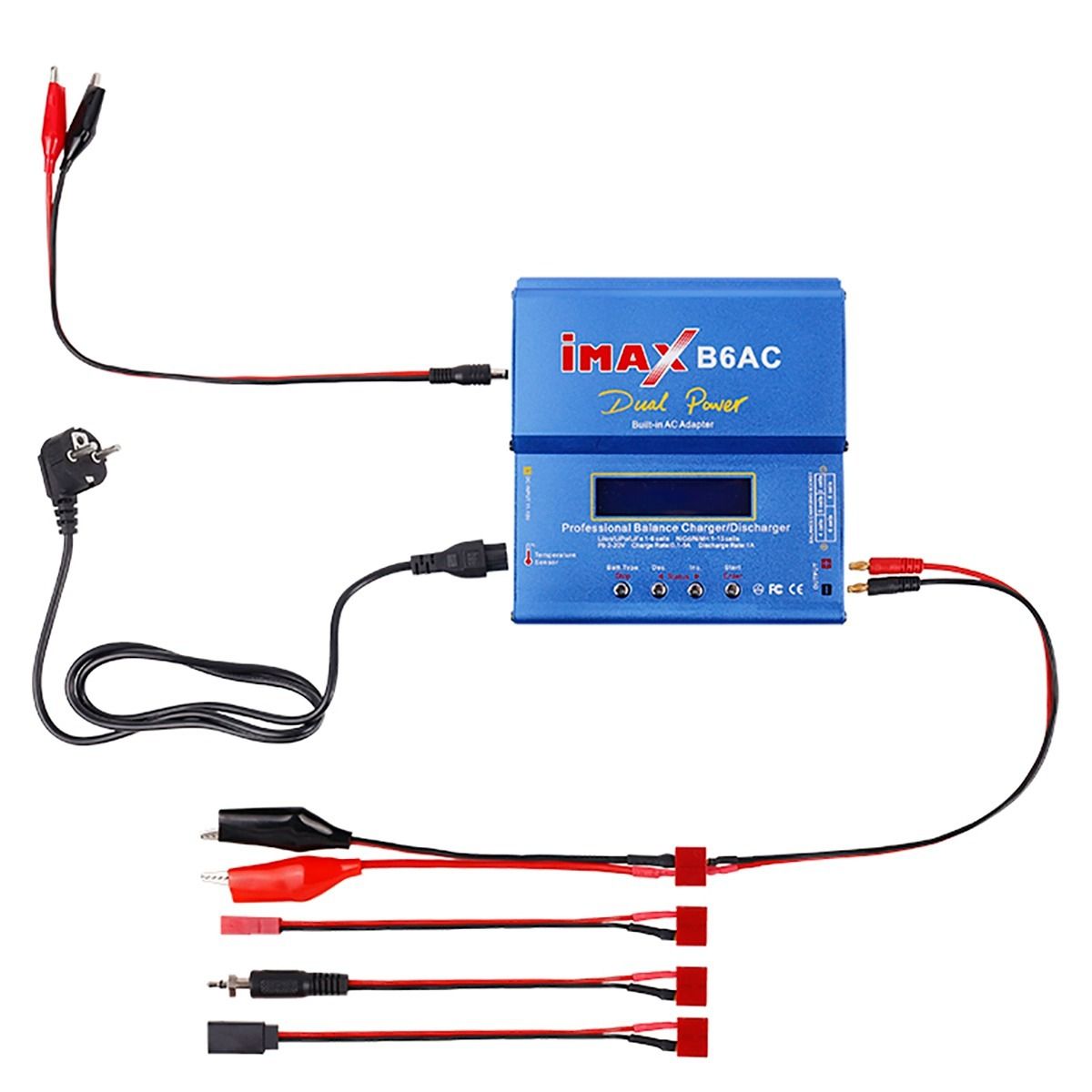 Imax B6AC 80W 6A RC nabíječka Lipo baterií s digitální LCD – Kompaktní, bezpečná, vysoce výkonná!
