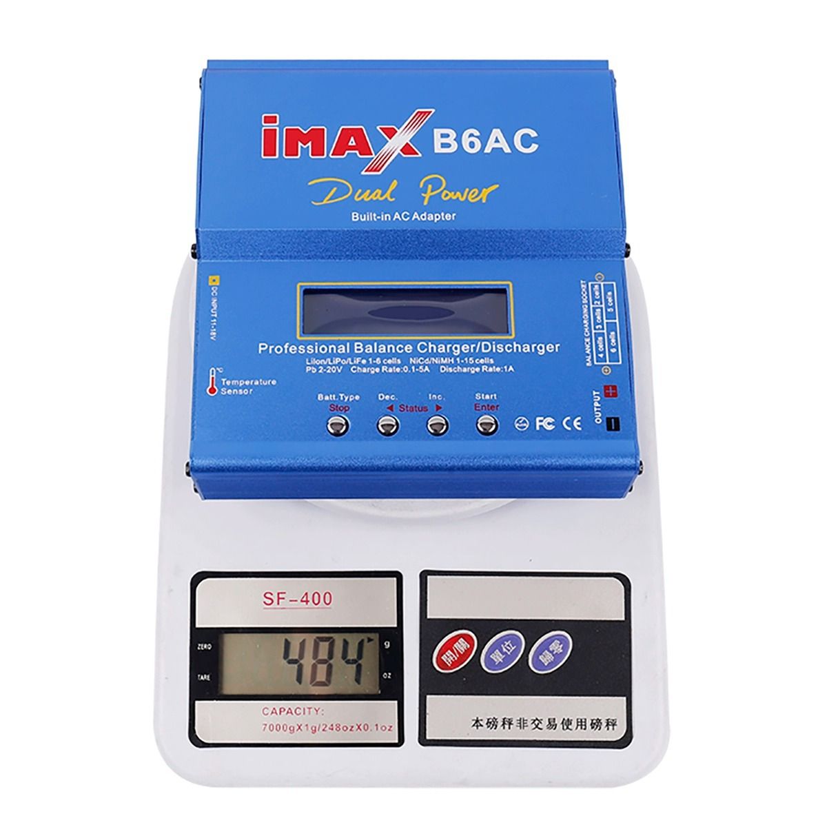 Imax B6AC 80W 6A RC nabíječka Lipo baterií s digitální LCD – Kompaktní, bezpečná, vysoce výkonná!